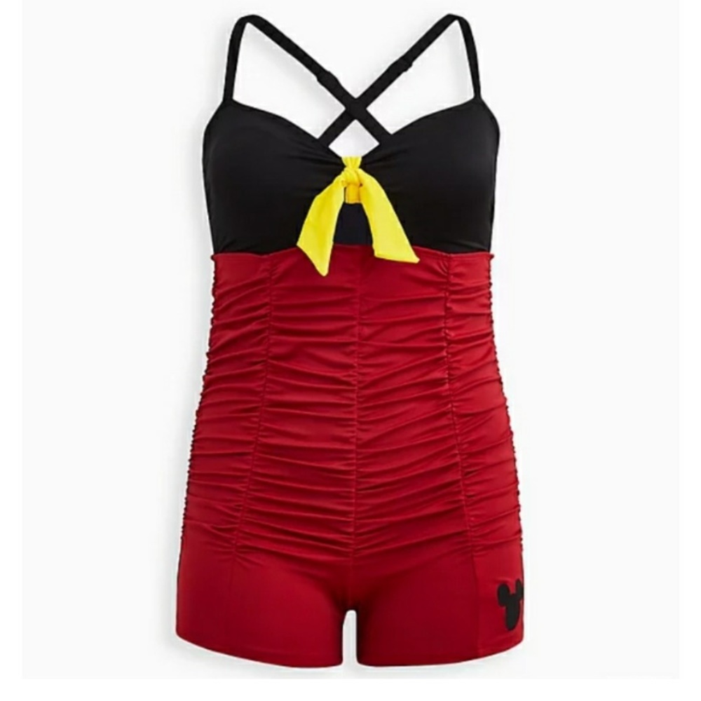 Torrid x Disney Mickey Mouse Swim Romper - 2X - 18/20 -
NWT